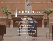 Tablet Screenshot of holycrossopks.org